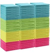 HOMEXCEL Microfiber Cleaning Cloth,150 Pack Cleaning Rags, Cleaning Towels with 4 Color Assorted,...