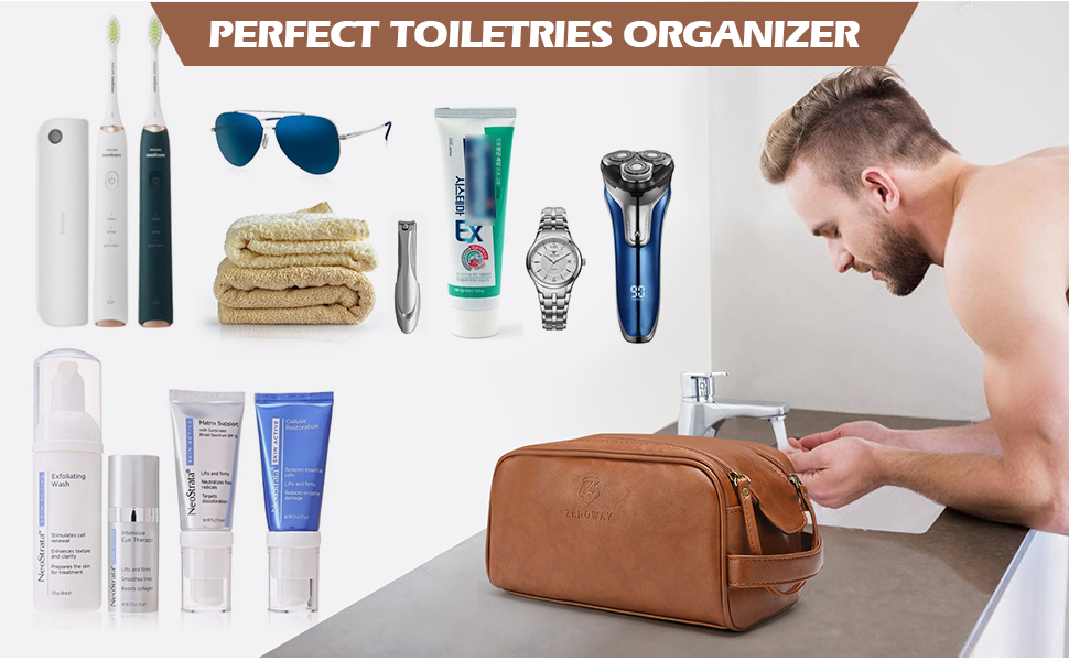 Leather Toiletry bag