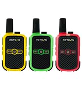 Retevis RT15 Walkie Talkies, Portable FRS Two Way Radios Rechargeable, Durable, Compact, VOX Hand...