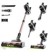 Shieal Cordless Stick Vacuum Cleaner - 45 Min Runtime with 40KPA Powerful Suction Vacuum
