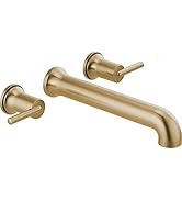Delta Faucet T5759-CZWL Tub Filler Wall-Mount, Champagne Bronze