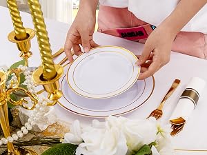 party plates and cups and napkins sets