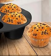 mini silicone muffin pan baking small chocolate chip muffins for breakfast or snack servings