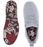 LMHCISO Washable Barefoot Shoe Insert Insoles for Women Ultra Thin Insoles Women's No Show Socks ...