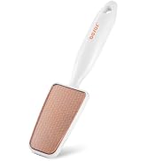 BEZOX Long Handle Glass Foot File Callus Remover, Foot Scrubber for Dead Skin, Cracked Heel Foot ...