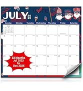Kuraoyan 2025-2026 Magnetic Fridge Calendar 18 Monthly Magnetic Calendar for Refrigerator 2025-20...