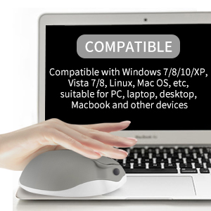 cute-wireless-mouse-gray-ergonomic-comfortable