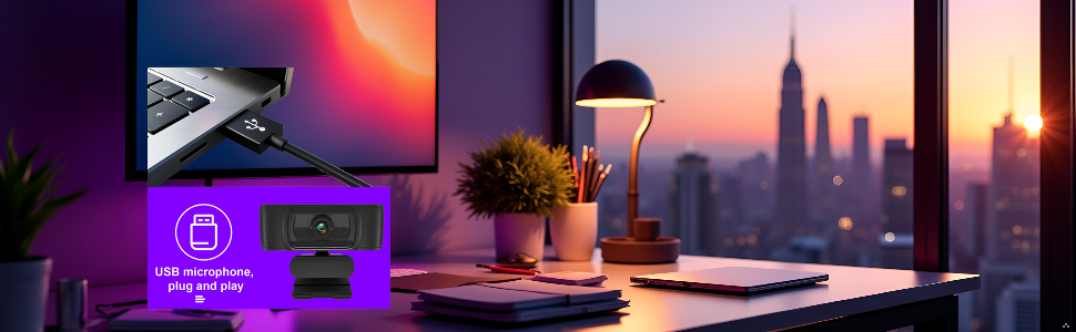 A modern home office setup with the product placed on a sleek wooden desk.