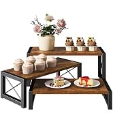 IBUYKE Cupcake Display Stand, Set of 3,Large Wood Risers Display Stands,Dessert Stand for Party,T...