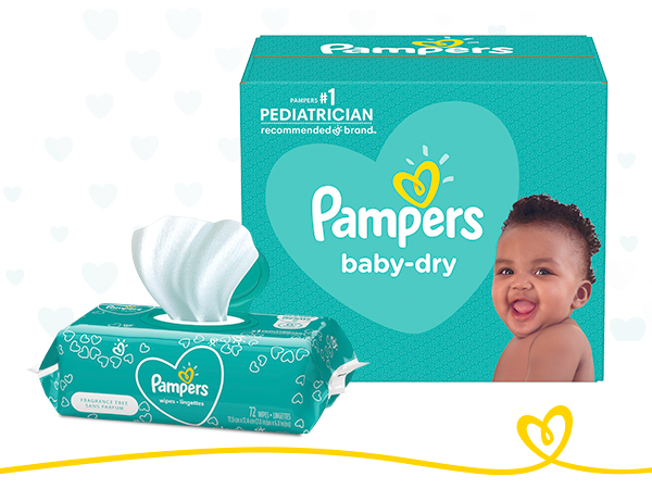 Pair with Baby-Dry Diapers