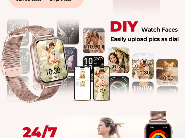 DIY Watch Faces Easily upload pics as dial