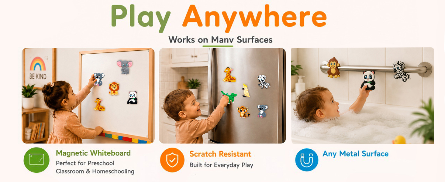 Fridge, cruise door, dishwasher magnets for toddlers