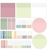 Transparent Sticky Notes,920 Sheets Waterproof Clear Sticky Notes,Clear Post It Notes Transparent...