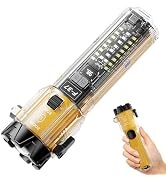 Emergency Flashlight for Car, Seatbelt Cutter Window Breaker, 3000 LM Flashlight Multifunctional ...