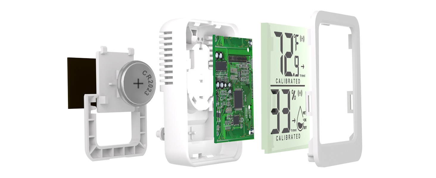 thermometer and humidity gauge