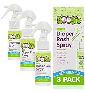 Baby Diaper Rash Cream Spray by Boogie Bottoms, No-Rub Touch Free Application for Sensitive Skin,...