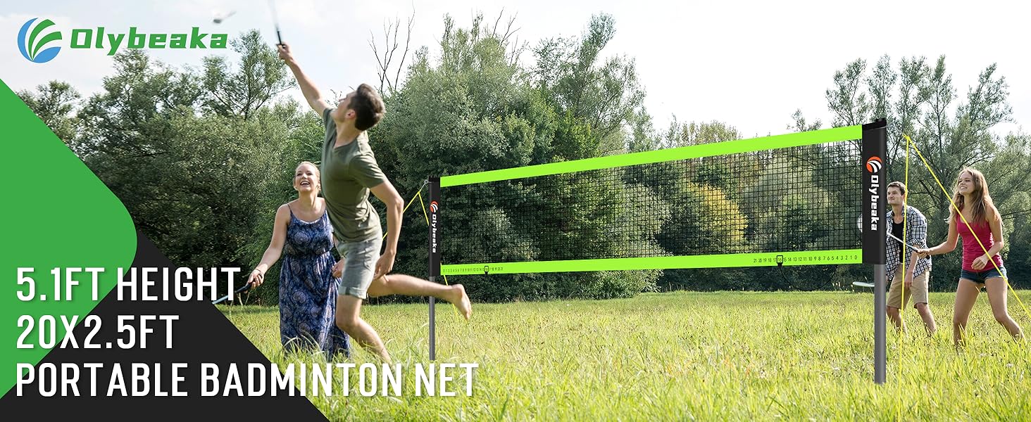 portable badminton net