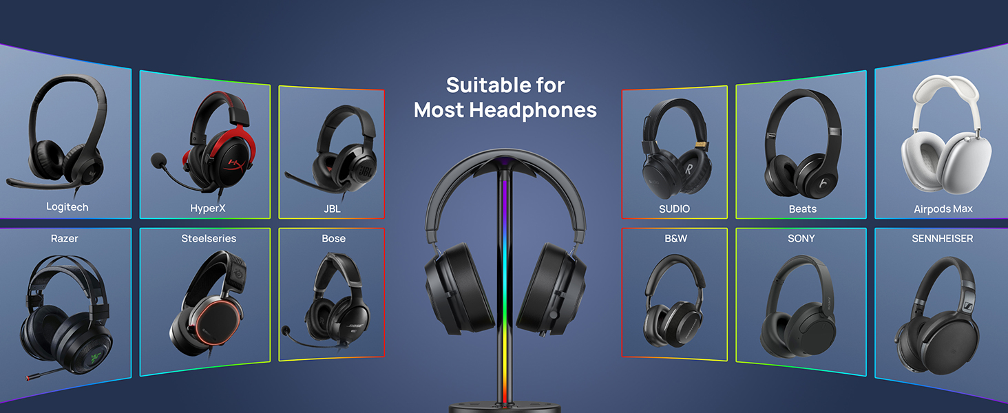 headset holder suit for most headphones
