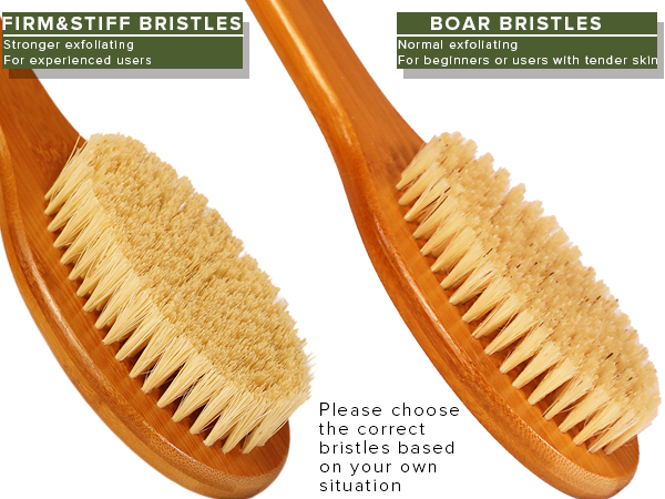 icandoit long handle bath brush with pumice stone