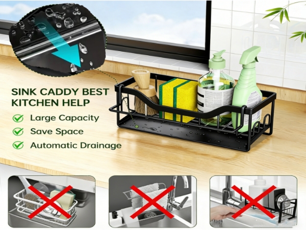 sponge holder for kitchen sink