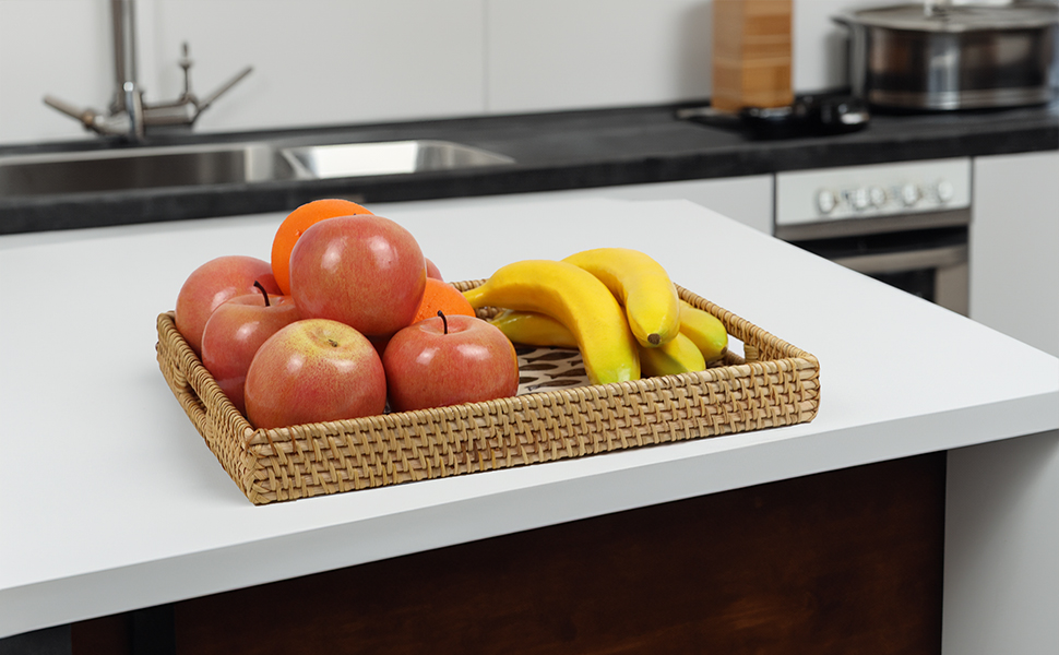 Rattan Serving Tray