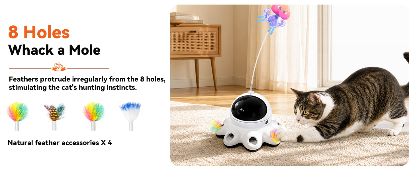 Whack a Mole Cat Toys