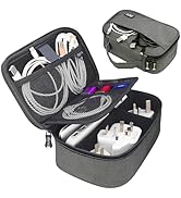 sisma electronics travel organizer for cords chargers accessories