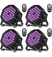 U`King 36LED Black Lights, 72W UV Blacklights Stage Lights with Glow in The Dark Party Supplies b...