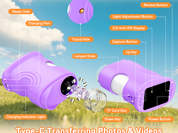 Handheld Digital Microscope for Kids