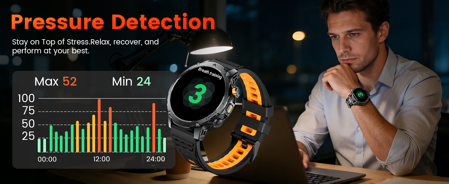 men's smart watch android rugged watches for men outdoor watchsmart watch android compatible