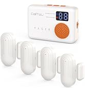 CallToU Door Sensor Chime, Potable Door Chimes for Door Opens, Wireless Door Alarm with 2 Chime A...