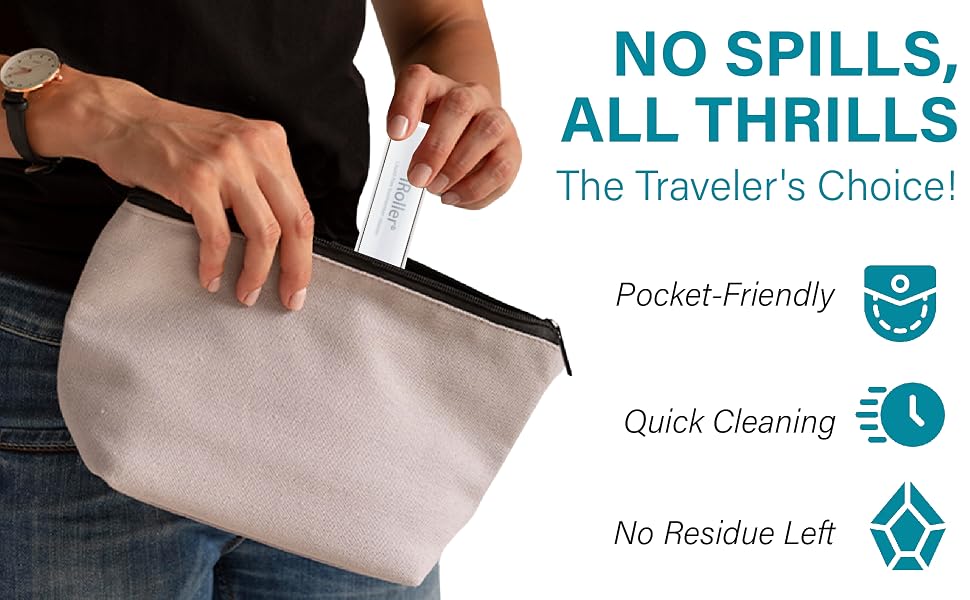 Portable iRoller Screen Cleaner for Clean Phone Screen with Only One Roll You Will Have Clean Screen