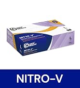 nitrile vinyl nitro disposable gloves hand protection nbr pvc TPE pe
