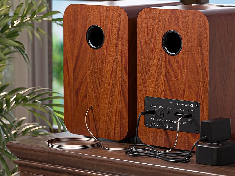 Powered Bookshelf Speakers