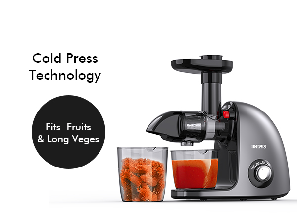 SiFENE Masticating Juicer Classic 3009- cold press technology have better flavor