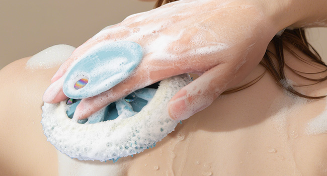 african net sponge wash cloths back body scrubber for shower exfoliating glove