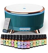 Essential Oil Diffusers with 15x10mL Essential Oils, 500ml Oil Diffuser, Aromatherapy Diffuser wi...