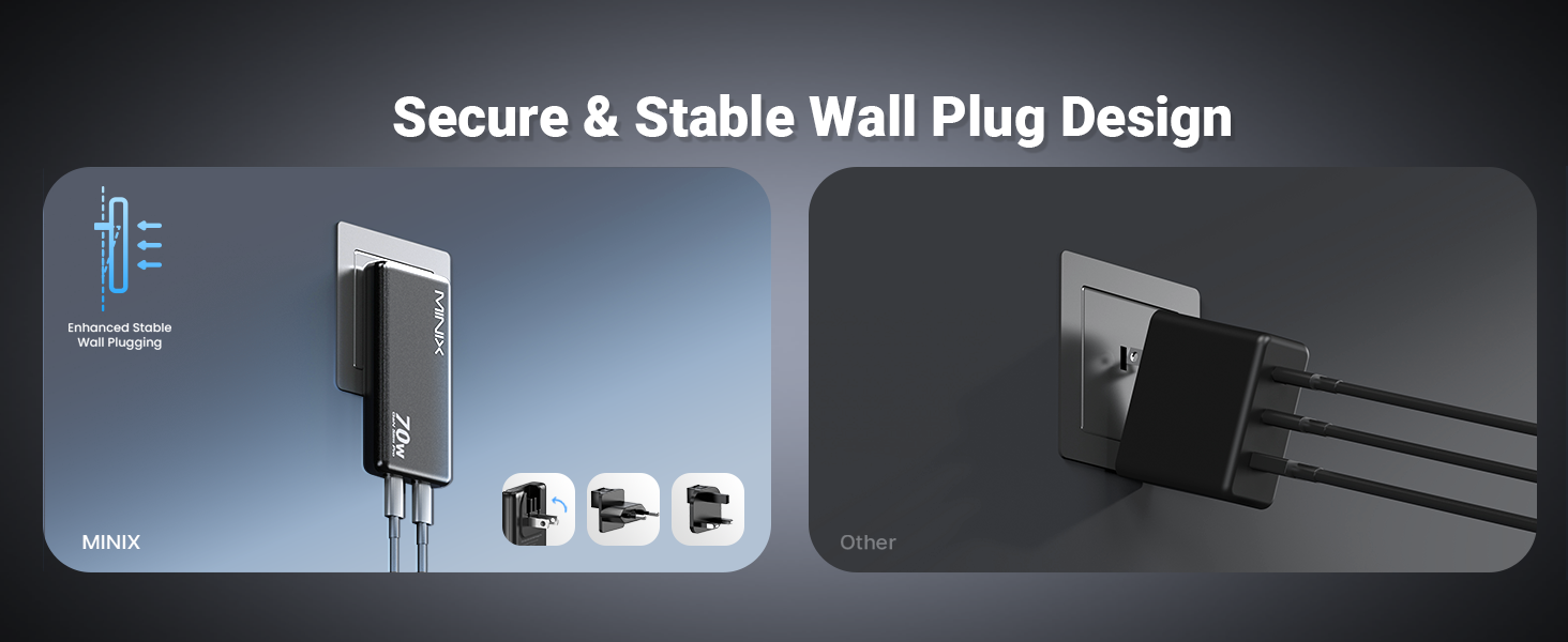 flat usb wall plug