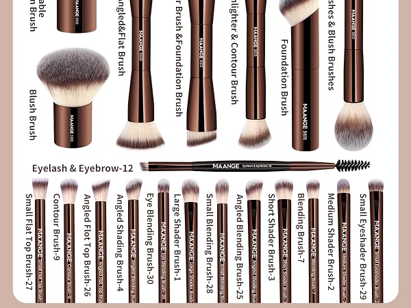 makeup brushes