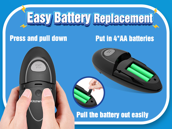 handheld electric can opener, one touch can opener, left handed can opener