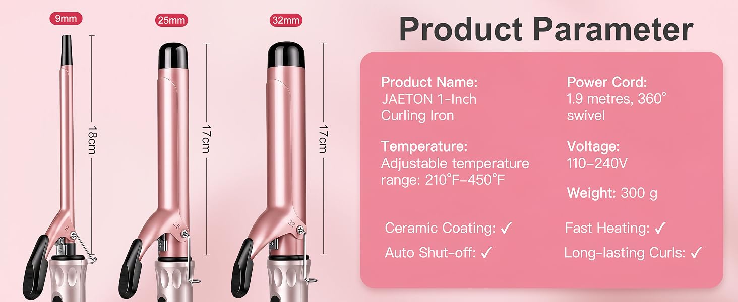 Curling Wand 25mm Hair Curler