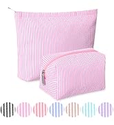 Huhumy 2 Pieces Small Makeup Bag Cosmetic Bags for Women Travel Makeup Bag Toiletry Bag Cute Make...