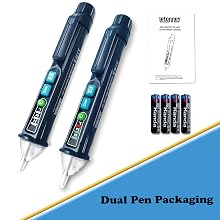 2 PCS Non-Contact Voltage Tester