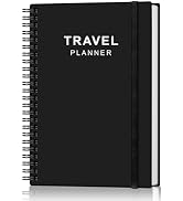Travel Journal for Women & Men, Vacation & Road Trip Planner Organizer, Travel Notebook for 6 Tri...