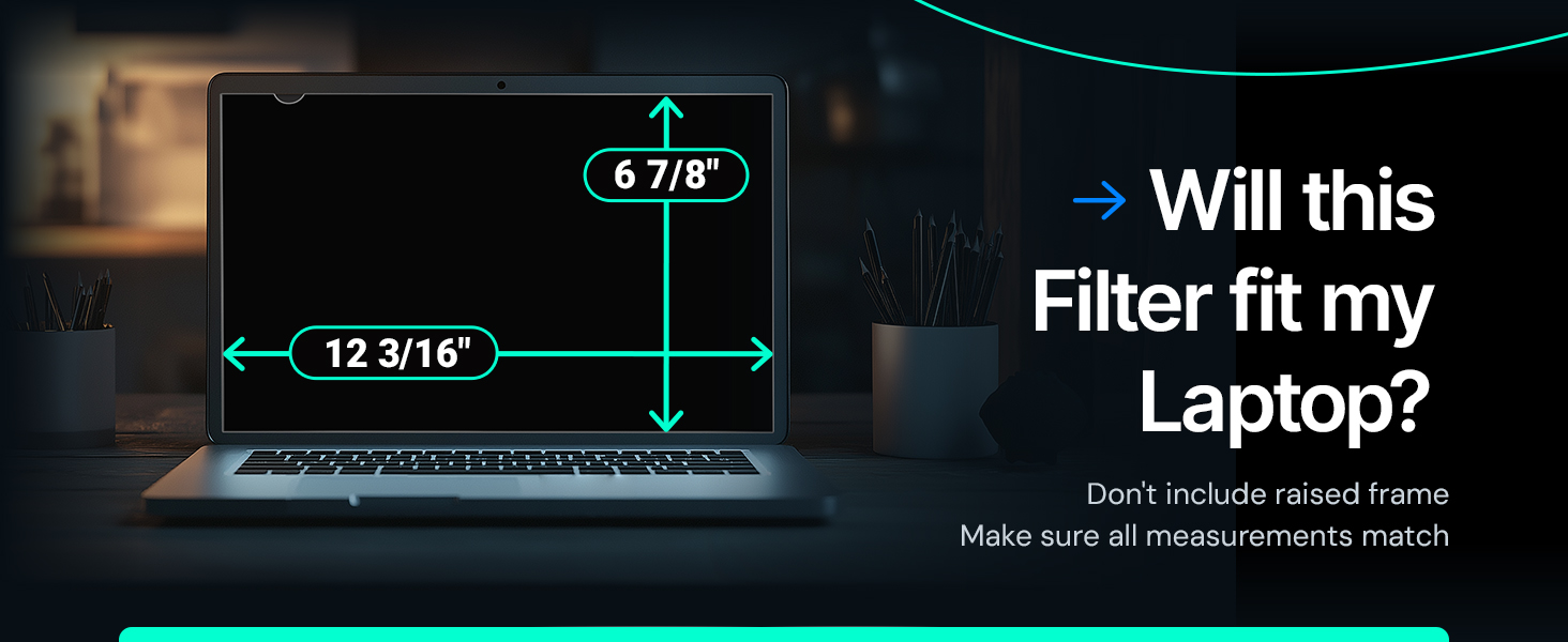 14 Inch Laptop Privacy Screen Filter Widescreen Monitor Anti-Glare Anti-Scratch Protector Film