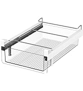 vacane Large Fridge Under Shelf Drawer, Pull Out Refrigerator Drawer Organizer Fridge Organizer B...