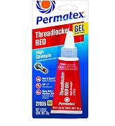 Permatex 27835 High Strength Threadlocker Red Gel, 35g