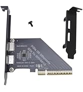 PCIe 4.0 X8 to Oculink Card, 128 GTs High Speed Data Transfer External Graphics Card, Secure Conn...