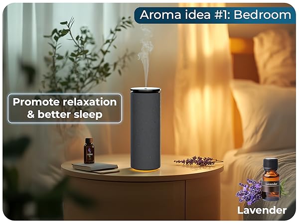 Cooper Bliss Cordless Essential Oil Diffuser – promote relaxation and better sleep with lavender