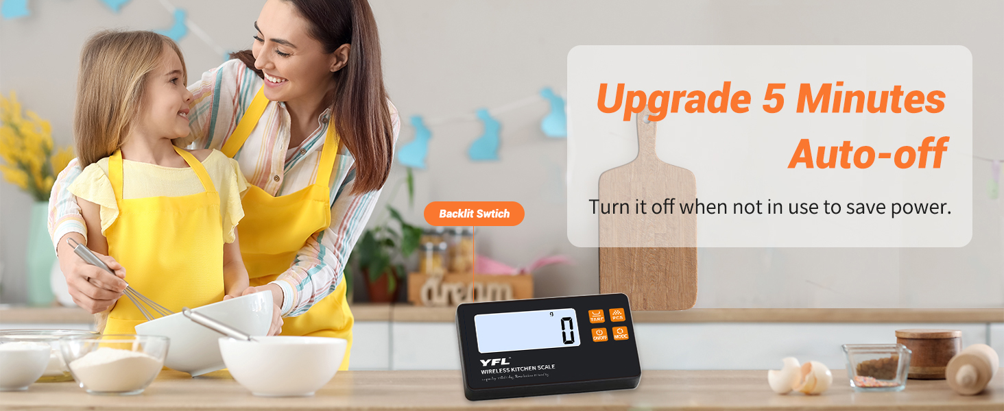 Wireless Kitchen Scale with Remote Display
